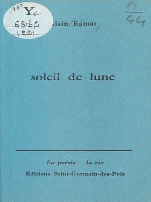 cover image of Soleil de lune